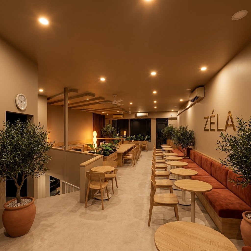 ZÉLA Cafe Upper Floor Seating Area